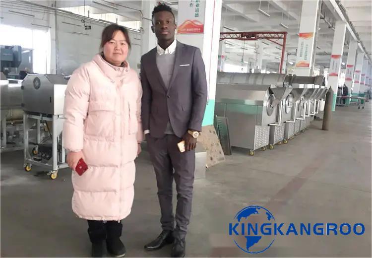 Benin customer Bergo visited Liugong CPCD30 forkli...